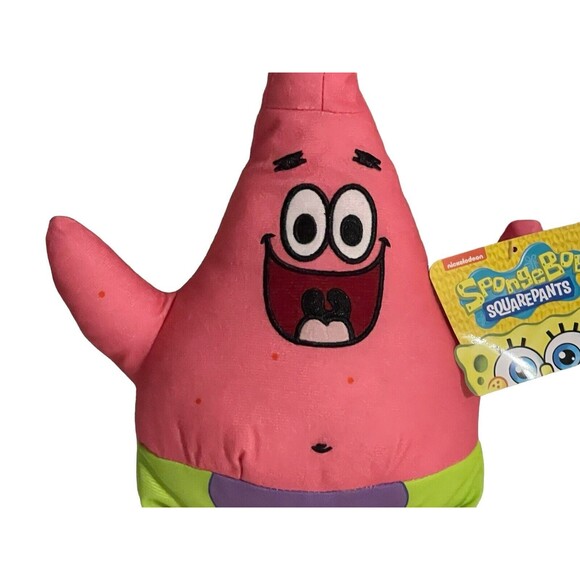 SpongeBob SquarePants Patrick Star 10" Stuffed Animal Plush Toy With Tag - Picture 13 of 13